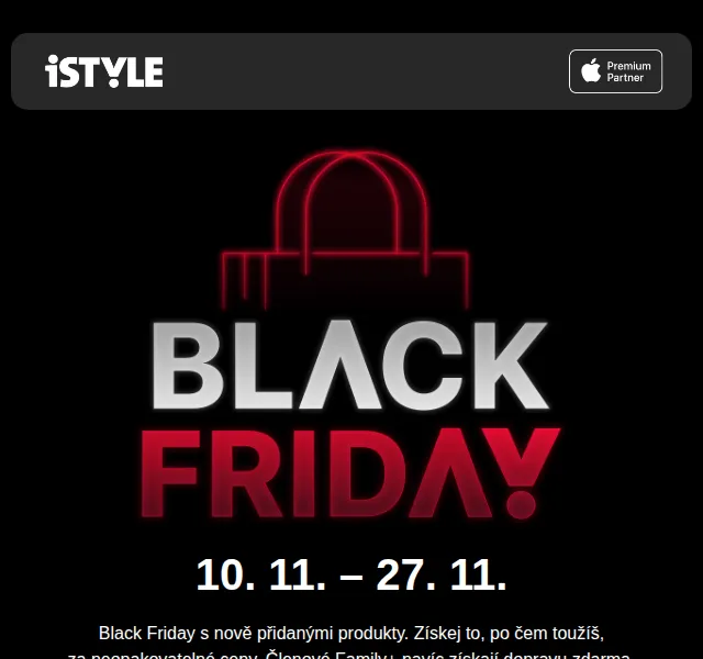 iSTYLE: Black Friday s nově přidanými produkty – červenec 2026 | Nuslet.cz
