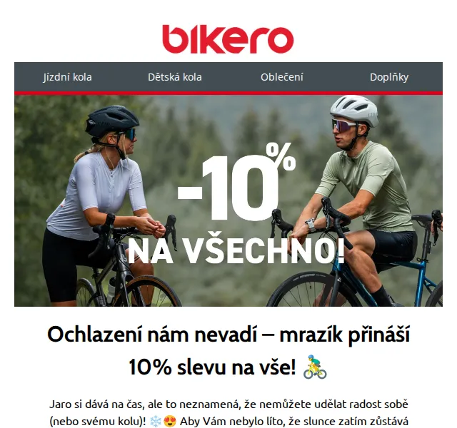 czbikero: 10% sleva na kola a příslušenství – červen 2026 | Nuslet.cz