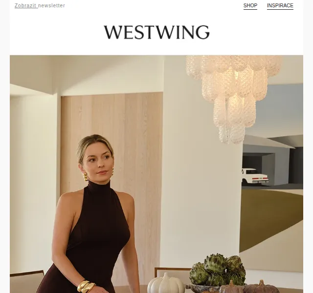 Westwing: První podzimní kolekce Delie Lachance – červen 2026 | Nuslet.cz