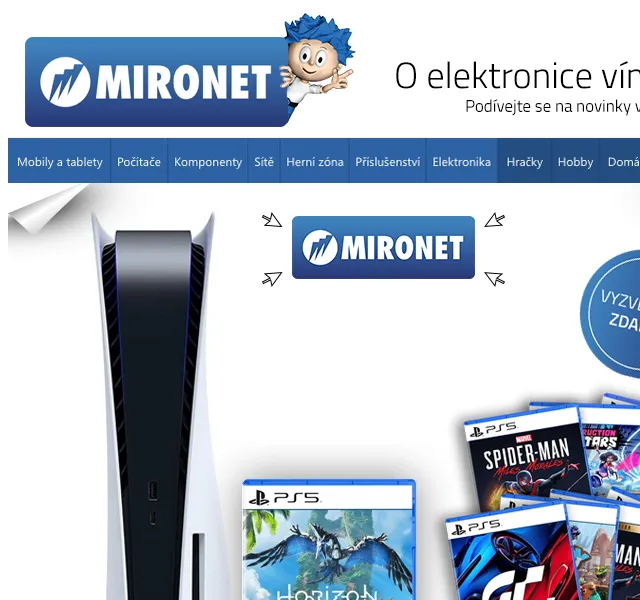 Mironet: PlayStation 5 skladem – červen 2026 | Nuslet.cz