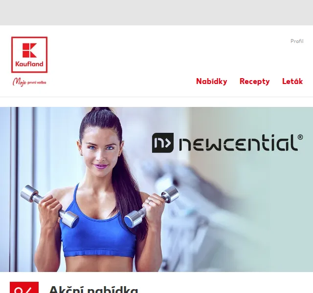 Kaufland: Newcential fitness vybavení – březen 2026 | Nuslet.cz