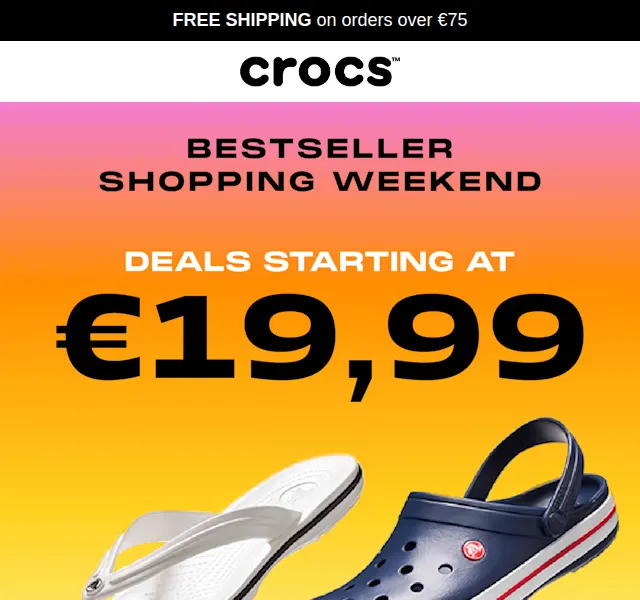 Crocs: Boty už od 19,99 € – červen 2026 | Nuslet.cz