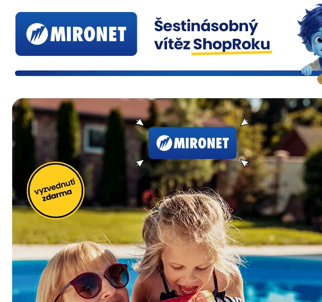Mironet: Prázdninové hračky a sport – červenec 2026