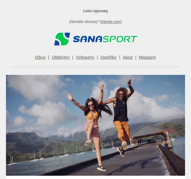 Sanasport: Letní výprodej -40 až -80 % – červen 2026 | Nuslet.cz