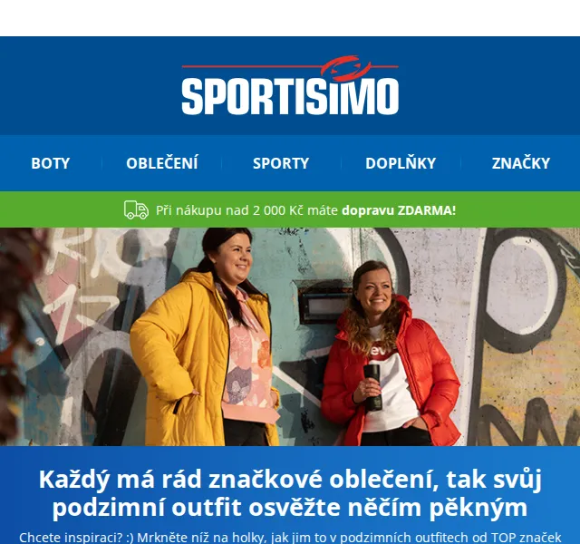 Sportisimo.cz: Mikiny Puma, Levi's a boty New Balance od 999 Kč – červen 2026 | Nuslet.cz