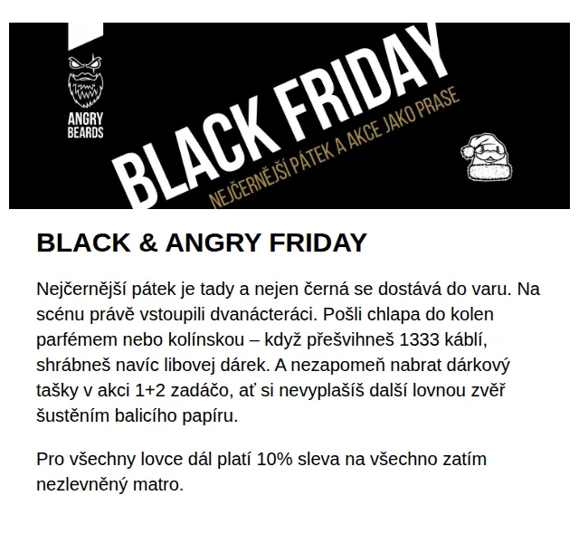 Angrybeards: Black Friday sada parfému Jack Saloon od 1699 Kč – červen 2026 | Nuslet.cz