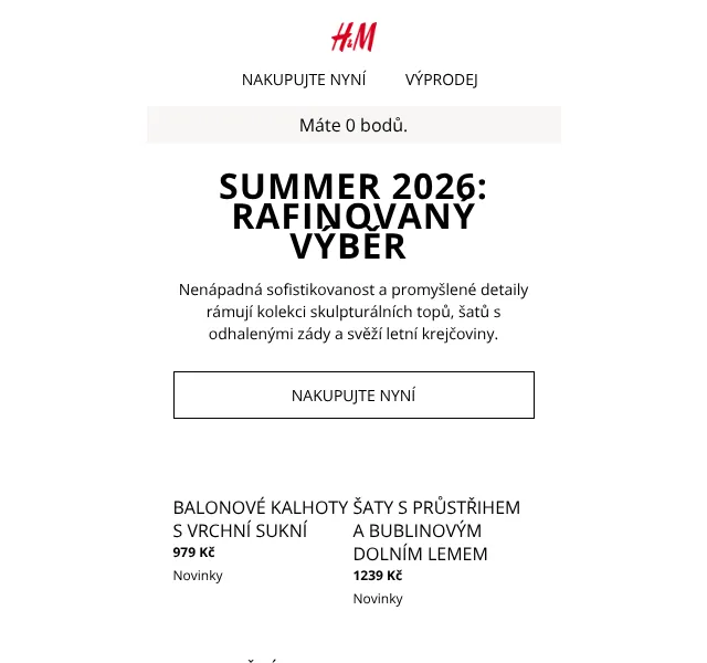H&M Fashion: Letní kolekce 2026 – květen 2026 | Nuslet.cz