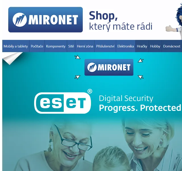 Mironet: ESET ochrana dat se slevou – červen 2026 | Nuslet.cz