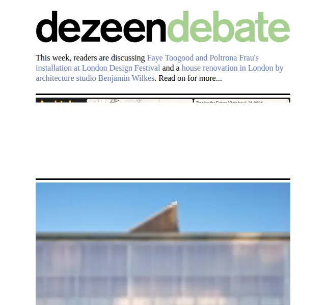 Dezeen Daily: Architektura a design – červenec 2026 | Nuslet.cz