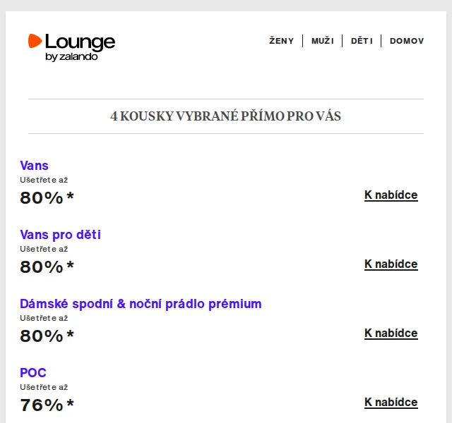 Lounge by Zalando: Vans, POC, Dr. Martens – červenec 2026 | Nuslet.cz