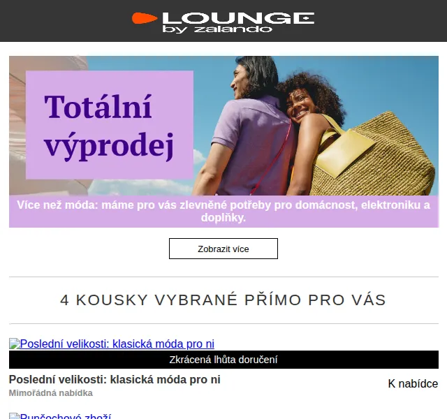 Lounge by Zalando: Guess, Jack & Jones a NAF NAF – červen 2026 | Nuslet.cz