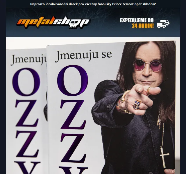 METALSHOP: OZZYHO kniha a metalové bestsellery – červen 2026 | Nuslet.cz
