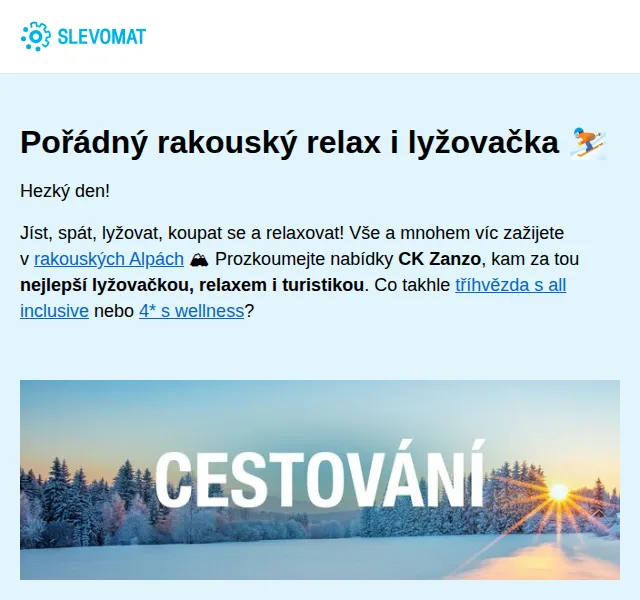 Slevomat: Wellness a lyžování v Alpách od 1 990 Kč – červen 2026 | Nuslet.cz