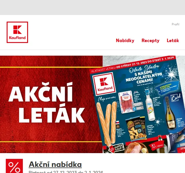 Kaufland: Coca-Cola 4x1,5 l za 89,90 Kč – prosinec 2023 | Nuslet.cz