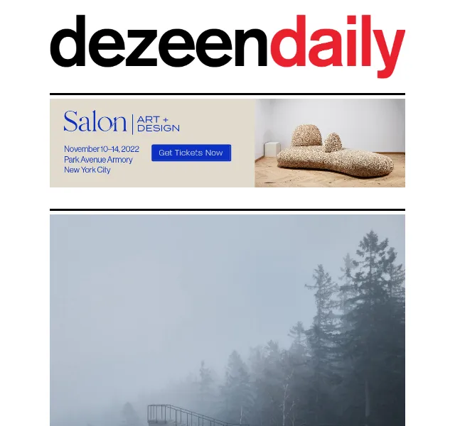 Dezeen Daily: architektura a design – červen 2026 | Nuslet.cz