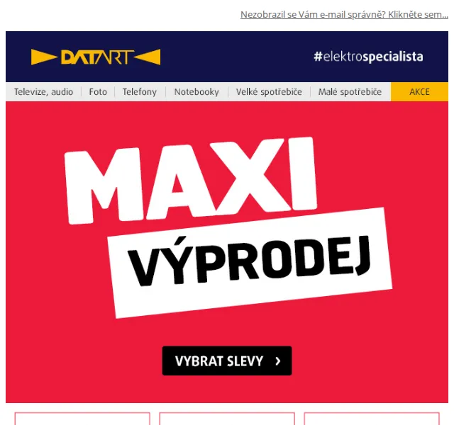 DATART: MAXI výprodej – červen 2026 | Nuslet.cz