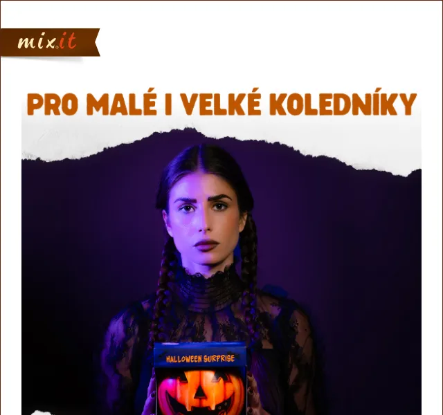Mixit: Halloweenské sladkosti a doručení za 1 Kč – září 2026