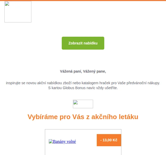 Globus Bonus: Banány od 16,90 Kč a vejce 59,90 Kč – červen 2026 | Nuslet.cz