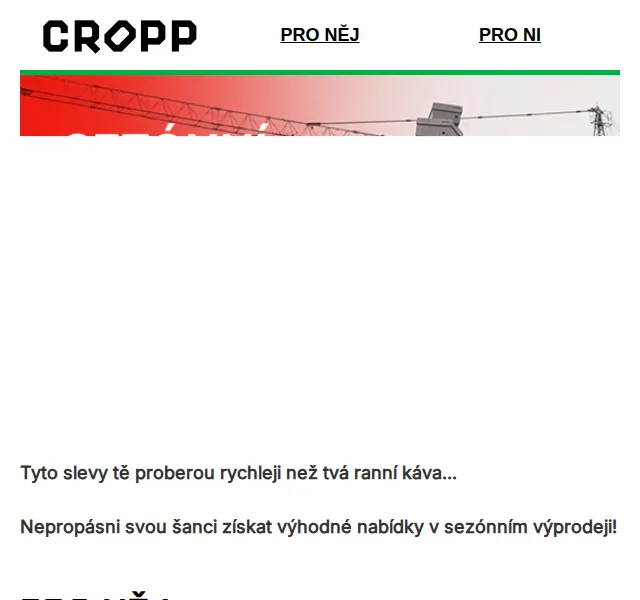 Cropp sezónní výprodej – červen 2026 | Nuslet.cz