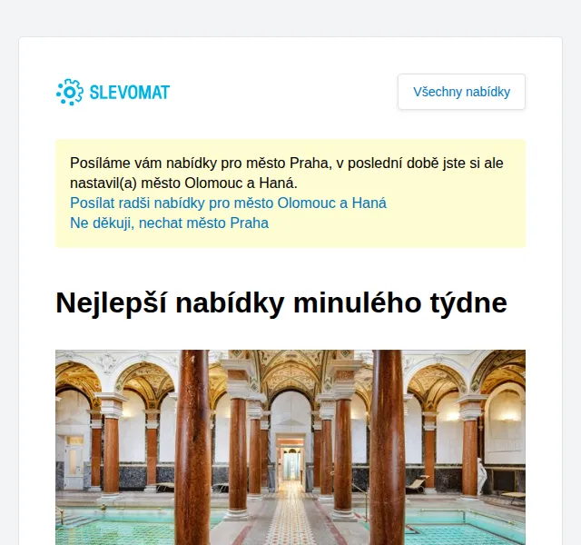 Slevomat: 5* wellness pobyt Mariánské Lázně od 1 290 Kč – červen 2026 | Nuslet.cz