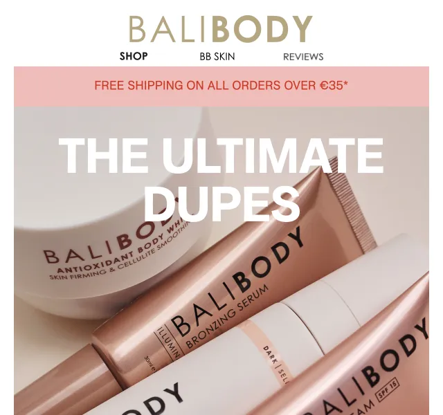 Bali Body: Skincare dupes pro zářivou pleť – červen 2026 | Nuslet.cz