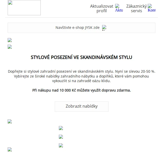 JYSK: Dny zahrady sleva 20–50 % – červen 2026 | Nuslet.cz