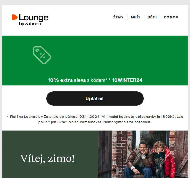 Lounge by Zalando: 10% sleva na Calvin Klein Jeans a Mango – červenec 2026 | Nuslet.cz