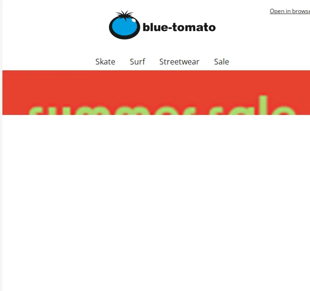 BLUE TOMATO: Letní výprodej se slevami až 30 % – červenec 2026 | Nuslet.cz
