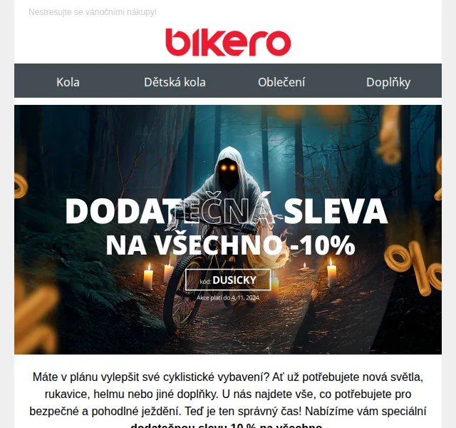 czbikero: Dušičková sleva 10 % na vše – listopad 2024 | Nuslet.cz