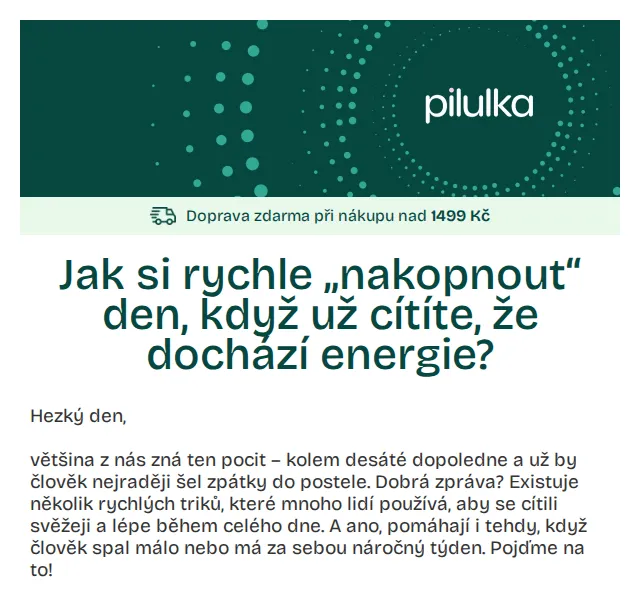 Pilulka.cz: Akce na doplňky stravy a energii – červen 2026 | Nuslet.cz