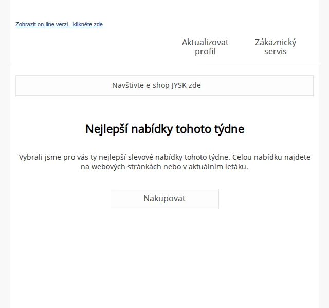 JYSK: Nejlepší nabídky týdne – červen 2026 | Nuslet.cz