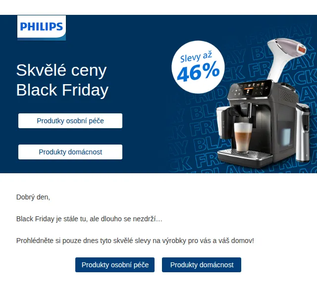 Philips: Black Friday slevy až 46 % – červen 2026 | Nuslet.cz