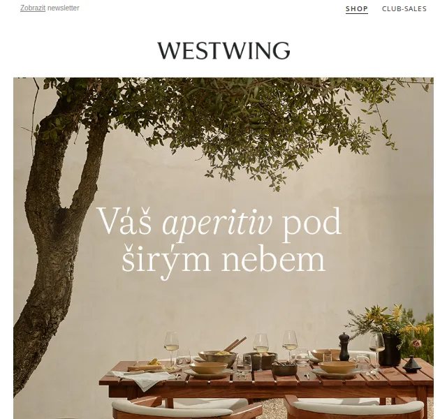Westwing: letní venkovní nábytek – červen 2026 | Nuslet.cz
