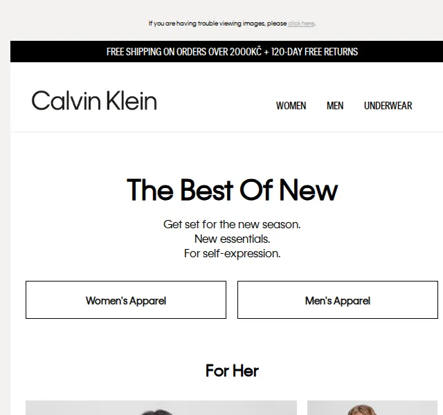 Calvin Klein: nová kolekce jaro/léto – červen 2026 | Nuslet.cz
