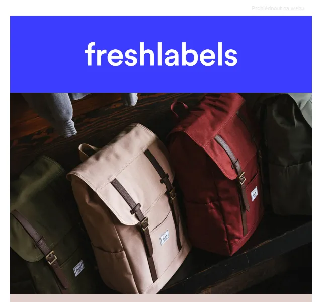 Freshlabels: Zimní vrstvení a batohy Herschel – červenec 2026 | Nuslet.cz