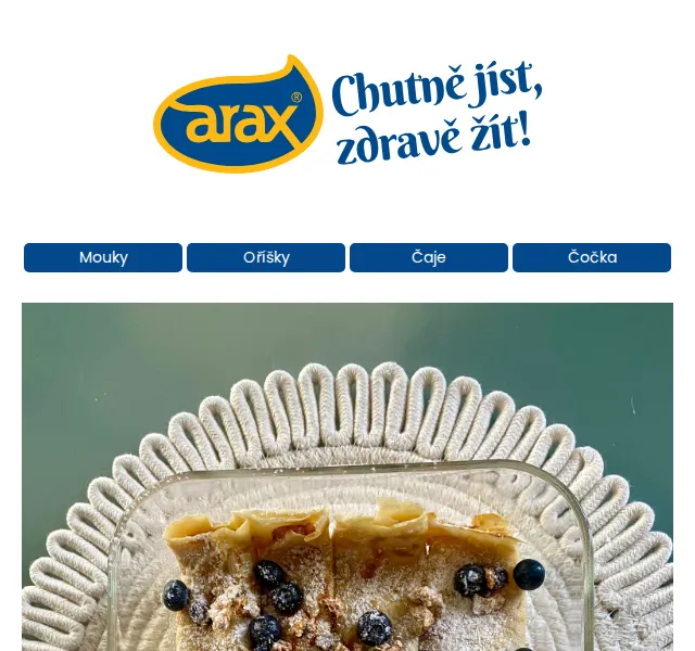 Potraviny Arax: Ovesná mouka za 37 Kč – recept na palačinky – červen 2026 | Nuslet.cz
