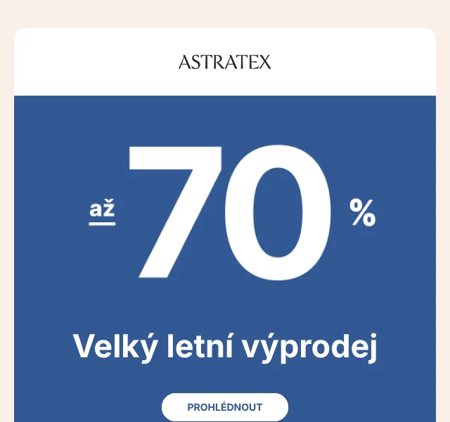 Astratex.cz: Slevy až 70 % na plavky a spodní prádlo – červenec 2026 | Nuslet.cz