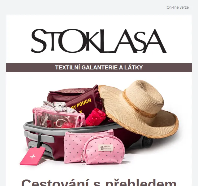 Stoklasa: Cestovní organizéry a taštičky – červen 2026 | Nuslet.cz