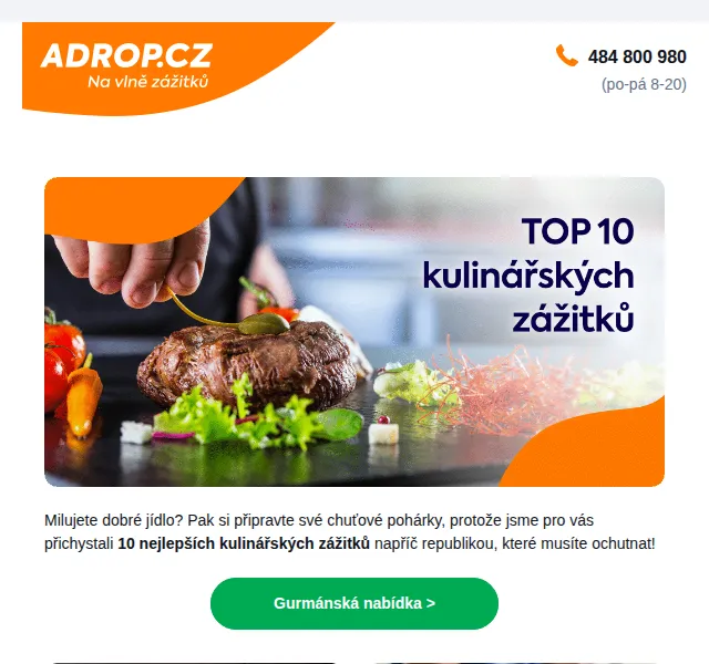 Adrop: Gurmánské zážitky – červen 2026 | Nuslet.cz