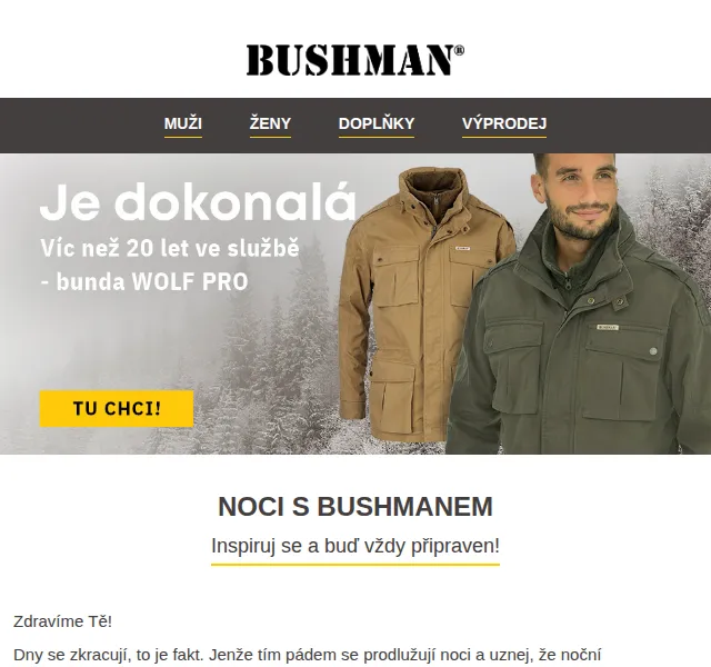 BUSHMAN: Noci s Bushmanem – červen 2026 | Nuslet.cz