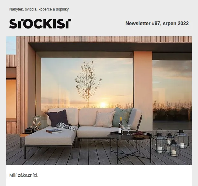 Stockist: Výprodej zahradního nábytku se slevou 40 % – červenec 2026 | Nuslet.cz
