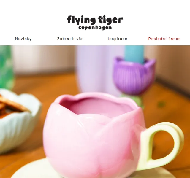 Flying Tiger Copenhagen: Hrníček s tulipány skladem – červenec 2026 | Nuslet.cz