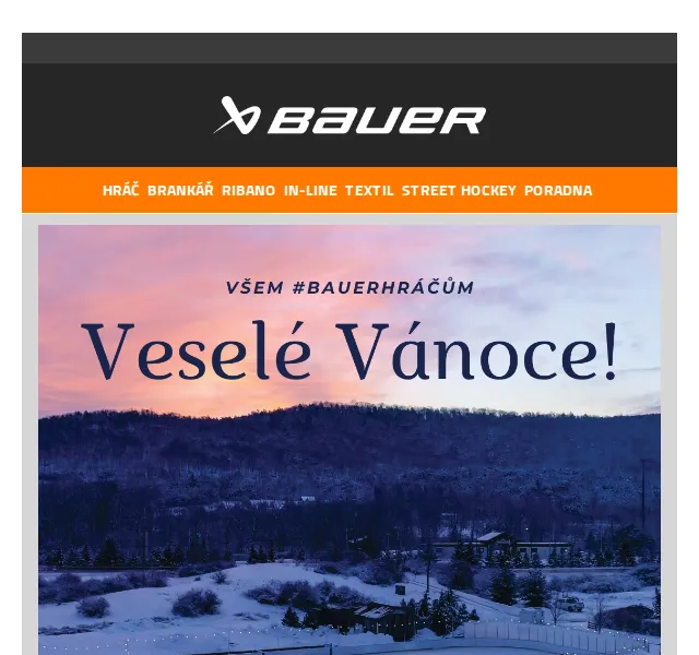 Bauer Hockey Česko: voucher 500 Kč na nákup – prosinec 2026 | Nuslet.cz