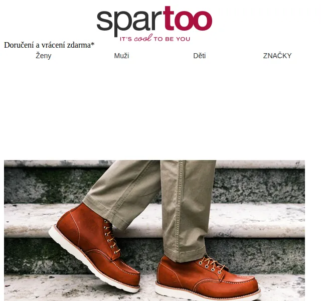 Spartoo.cz: Slevy až -60% s doručením zdarma – červen 2026 | Nuslet.cz