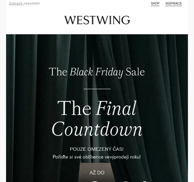 Westwing: Výprodej roku slevy až 70 % – červen 2026 | Nuslet.cz