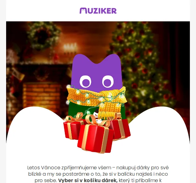 Muziker: Dárek k nákupu a extra sleva 30 % – červen 2026 | Nuslet.cz