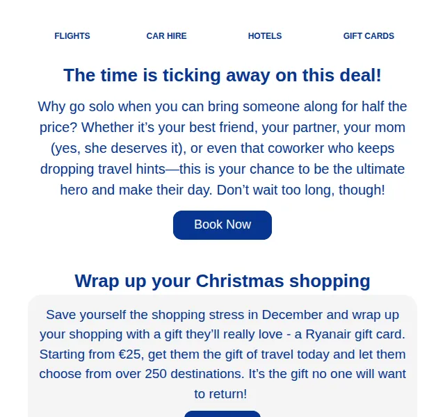 Ryanair: Buy 1 Get 1 Half Price – červen 2026 | Nuslet.cz