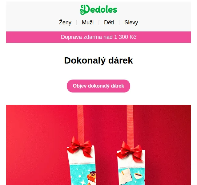 Dedoles: originální ponožky a dárky pro celou rodinu – červenec 2026 | Nuslet.cz