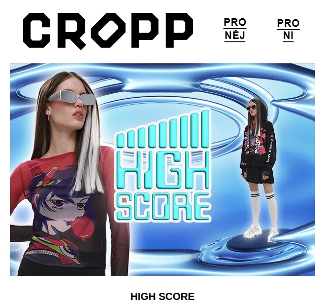 Cropp HIGH SCORE sezónní výprodej – červen 2026 | Nuslet.cz