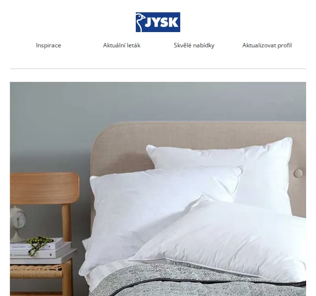 JYSK: Matrace, polštáře a postel – květen 2026 | Nuslet.cz